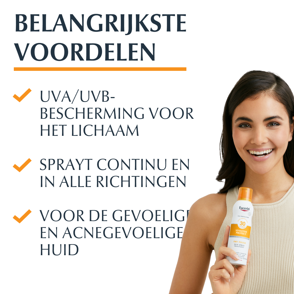 Eucerin Sun Oil Control Mist Transparent Dry Touch SPF 30 200ml 